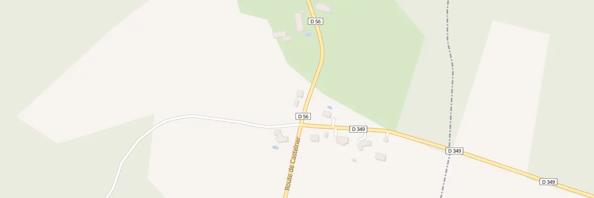 Plan du 660 Rte de Castelner à Poudenx