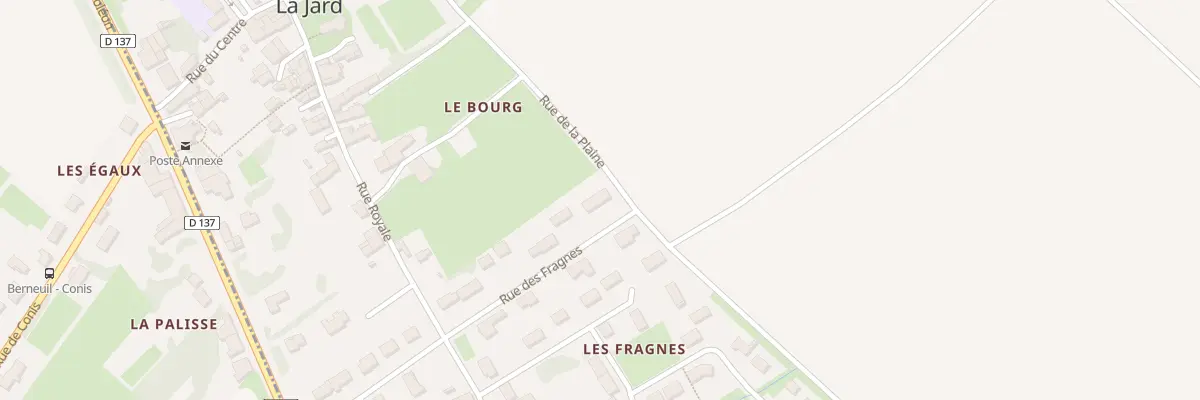 Plan du 13 Rue des Fragnes à La Jard