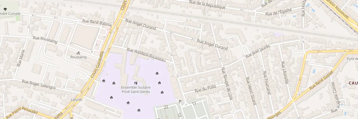 Plan du 18 Rue de la Paix à Talence