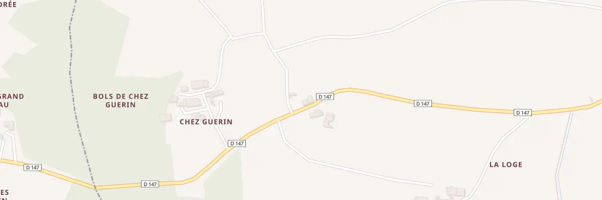 Plan du 2 Chez Baty à Saint-Dizant-du-Bois