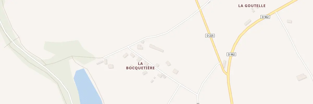 Plan du 10 La Bocquetiere au Châtellier