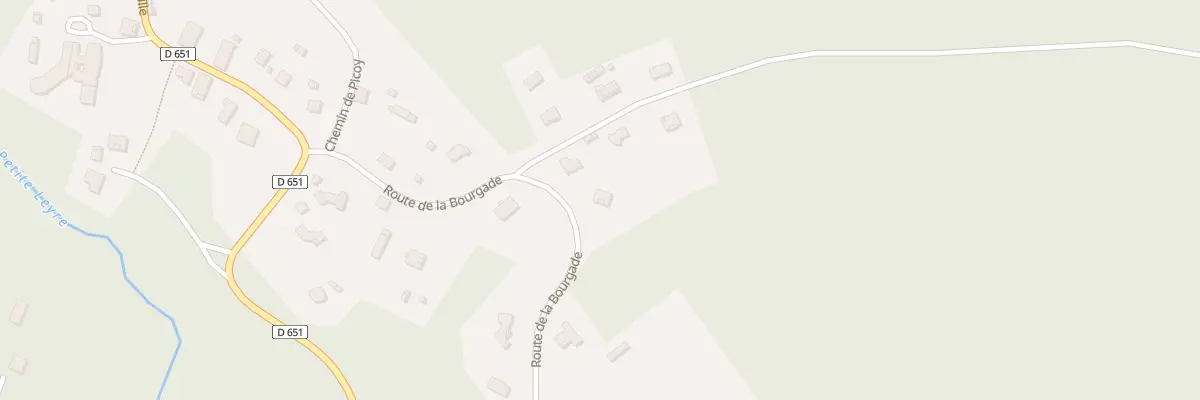 Plan du 279 Rte de la Bourgade à Sore