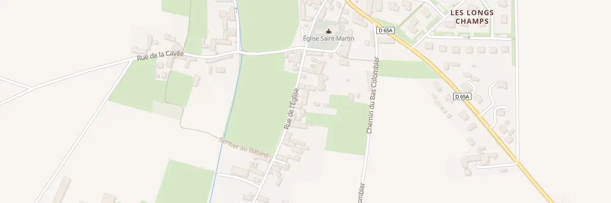 Plan du 18 Rue de l’Église à Asnelles
