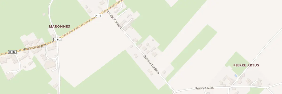 Plan du 11 Rue des Cordiers à Bazenville
