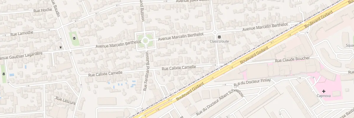 Plan du 58 Rue Calixte Camelle au Bouscat