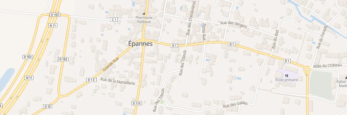 Plan du 80 Rue des Ecoles à Épannes