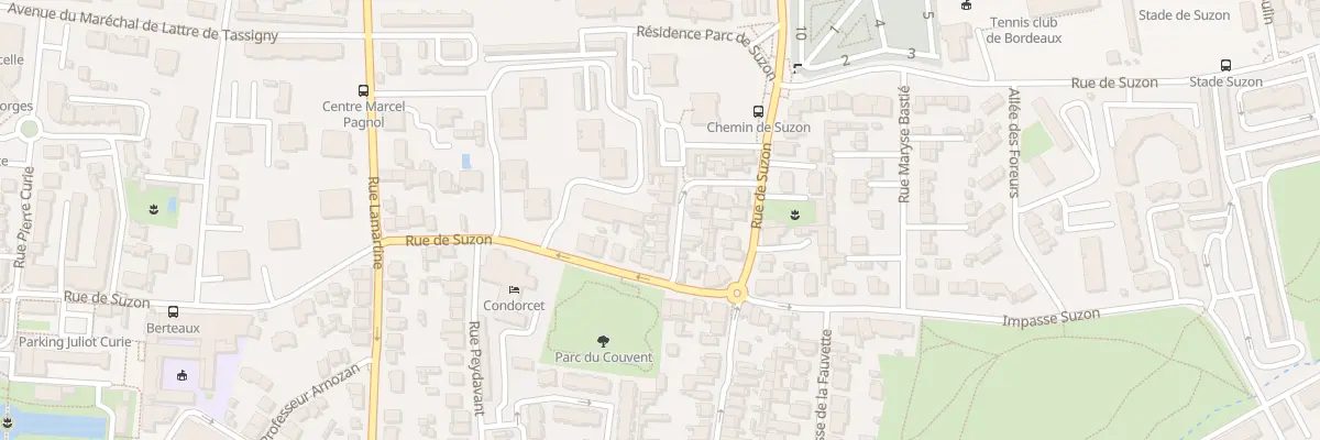 Plan du 23 Rue Francisco Ferrer à Talence