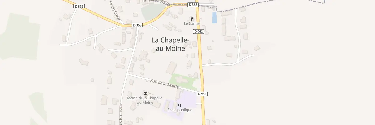 Plan du 12 Rue Principale à La Chapelle-au-Moine