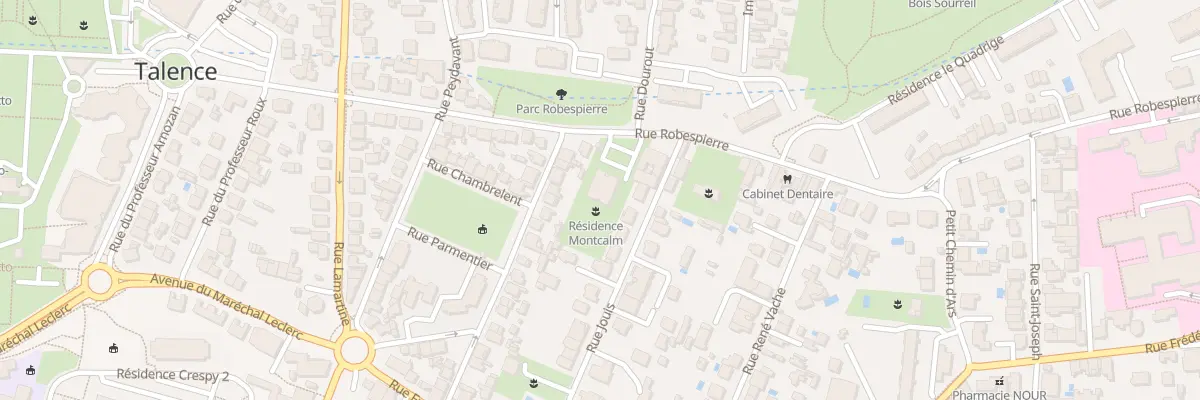Plan du 49 Rue Robespierre à Talence