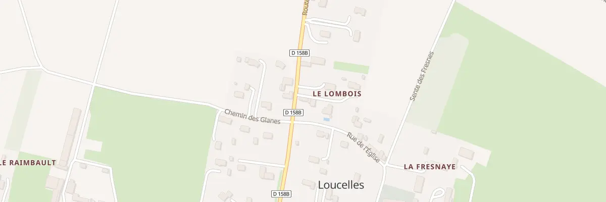 Plan du 2 Rte du Lombois à Loucelles