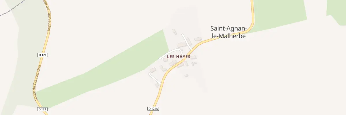 Plan du 892 Rte des Hayes à Malherbe-sur-Ajon