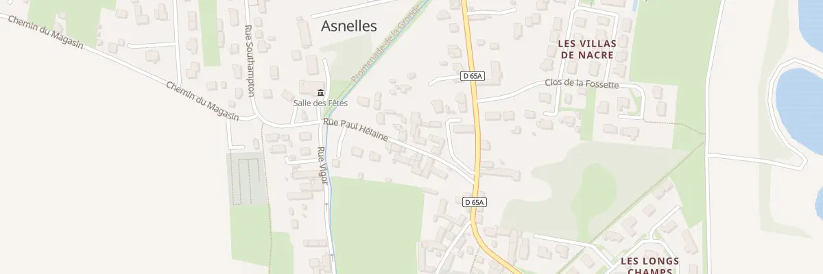 Plan du 10 Rue Paul Hélaine à Asnelles