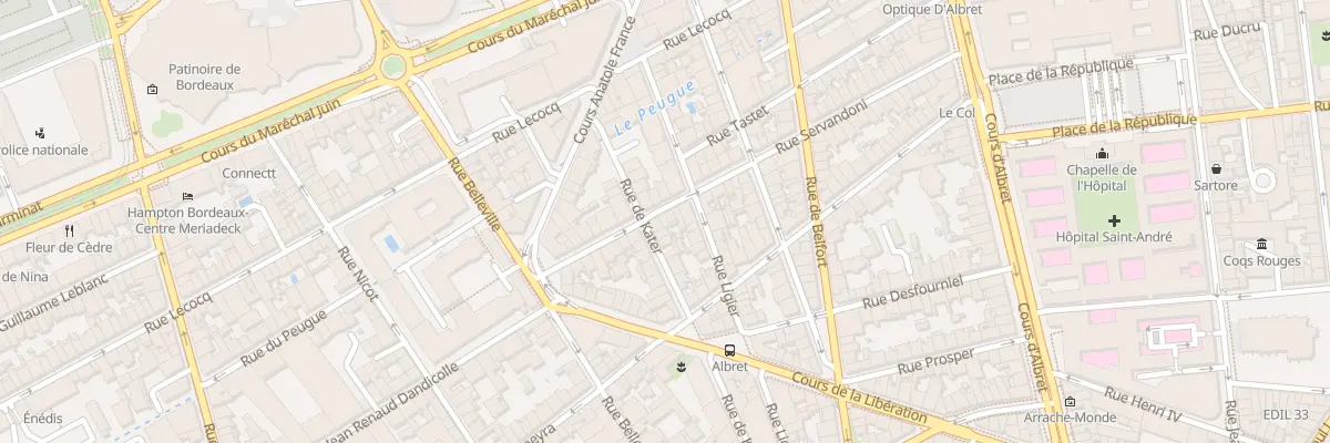 Plan du 56 Rue Servandoni à Bordeaux