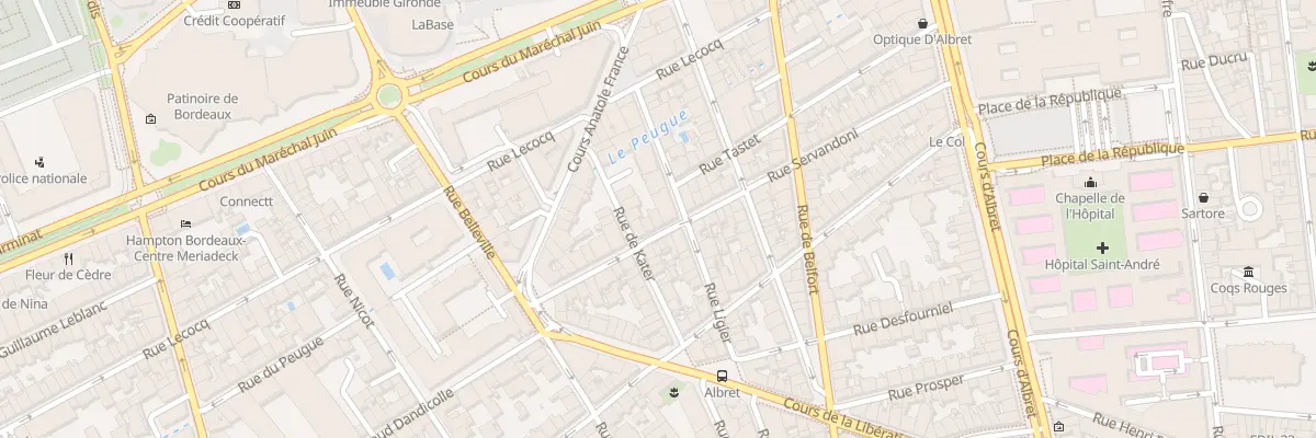 Plan du 49 Rue Servandoni à Bordeaux