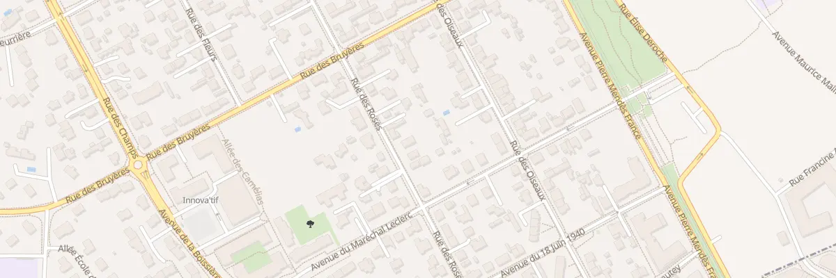 Plan du 28 Rue des Roses à Avrillé