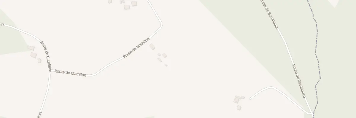 Plan du 310 Rte de Matilon à Aurice