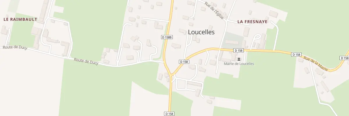Plan du 1 Rue de la Mairie à Loucelles