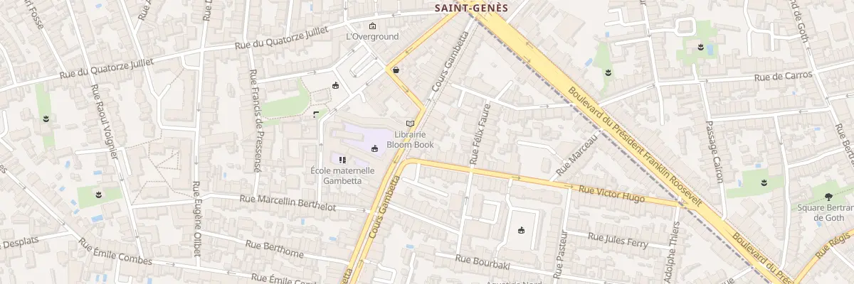 Plan du 40 Crs Gambetta à Talence