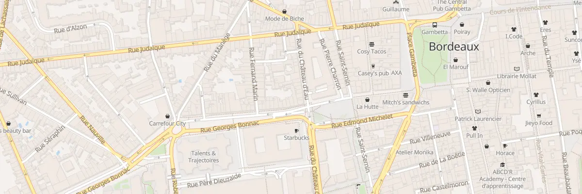 Plan du 47 Rue Georges Bonnac à Bordeaux