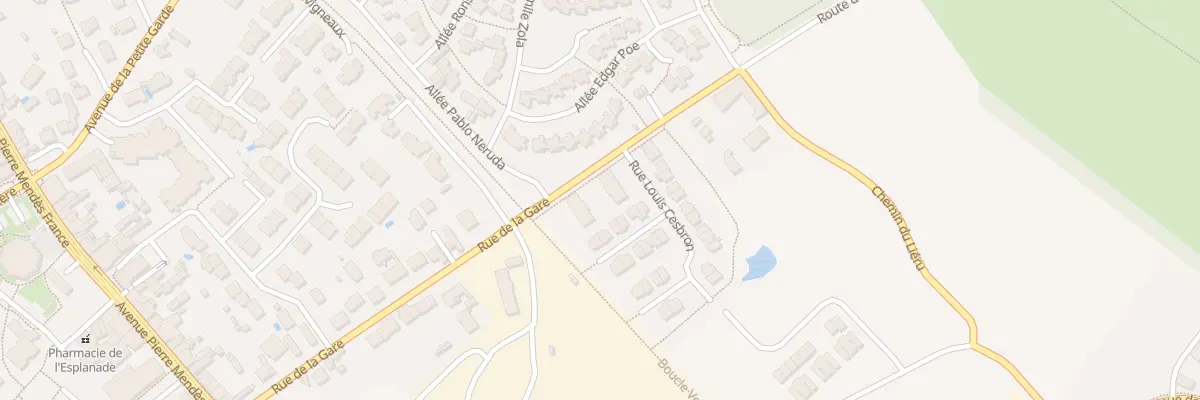 Plan du 30 Rue de la Gare à Avrillé