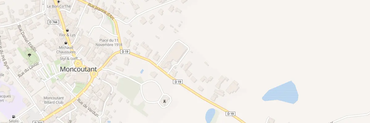 Plan du 27 Rue des Roches à Moncoutant-sur-Sèvre