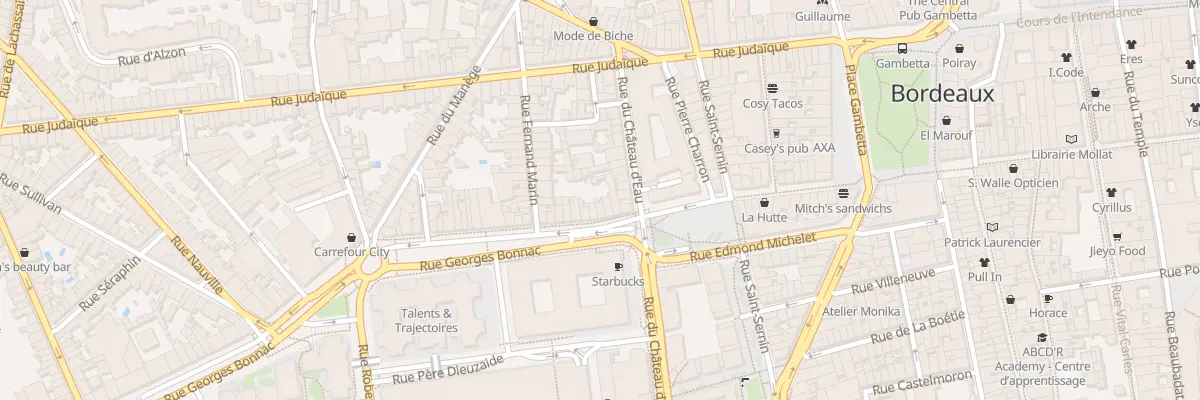 Plan du 49 Rue Georges Bonnac à Bordeaux