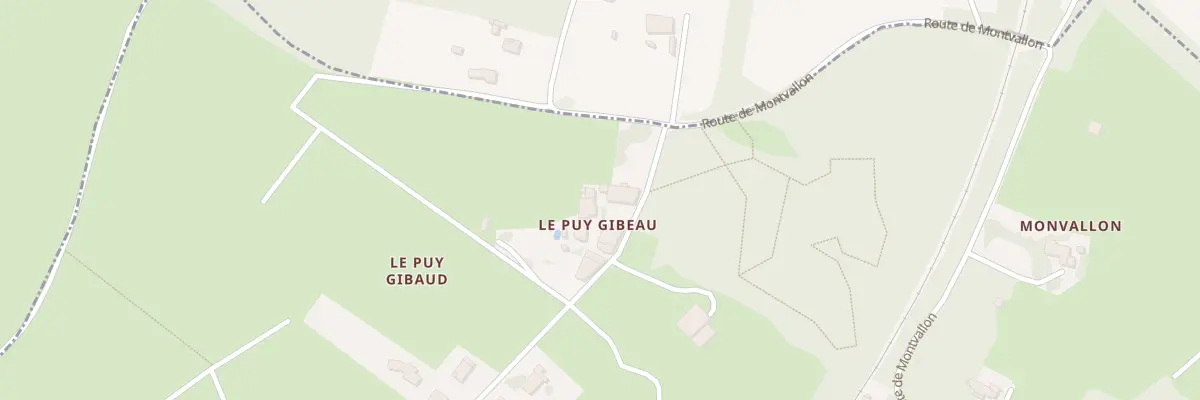 Plan du 41 Le Puy Gibaud à Fontcouverte