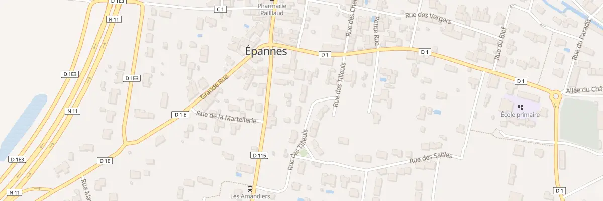 Plan du 164 Rue des Tilleuls à Épannes