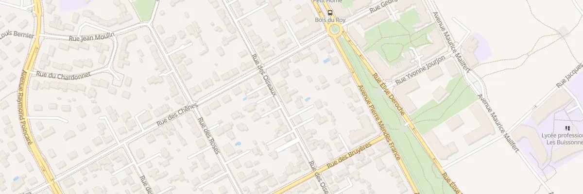 Plan du 74 Rue des Oiseaux à Avrillé