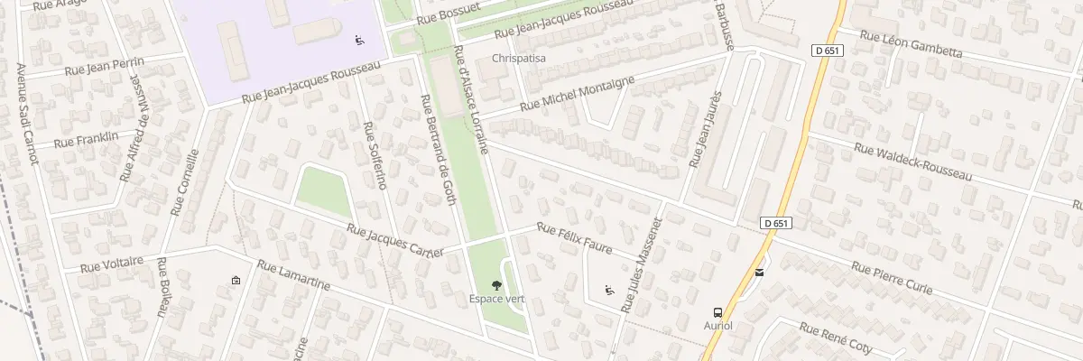 Plan du 8 Rue Montesquieu à Villenave-d’Ornon