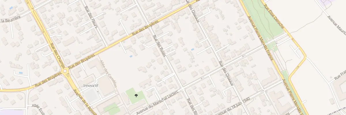 Plan du 30 Rue des Roses à Avrillé
