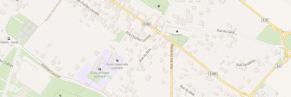 Plan du 2 Rue du Bois à Pardies