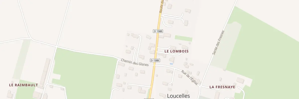 Plan du 1 Rte du Lombois à Loucelles