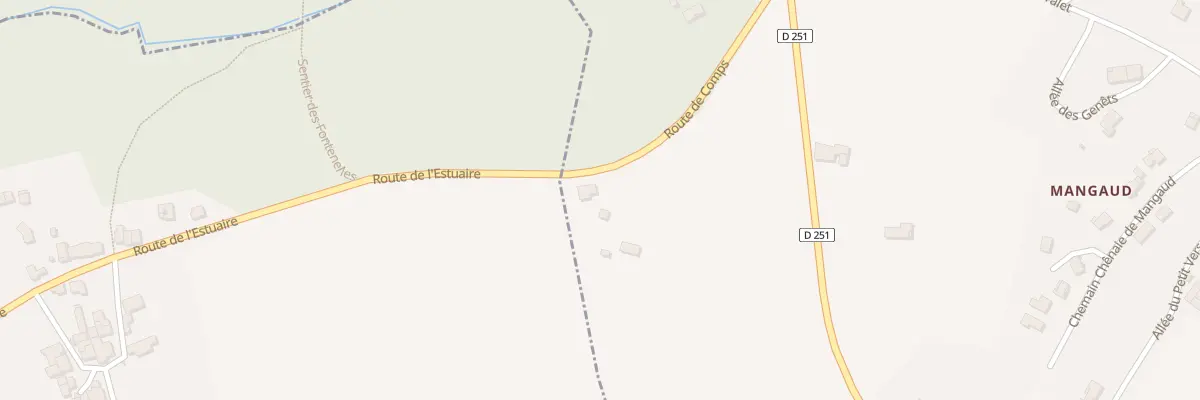 Plan du 1 Rte de Comps à Samonac