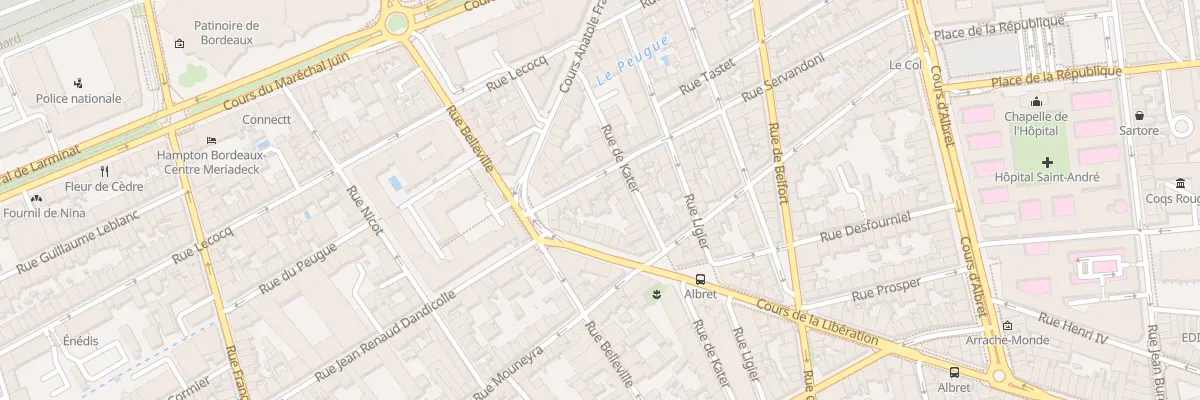 Plan du 64 Rue Servandoni à Bordeaux