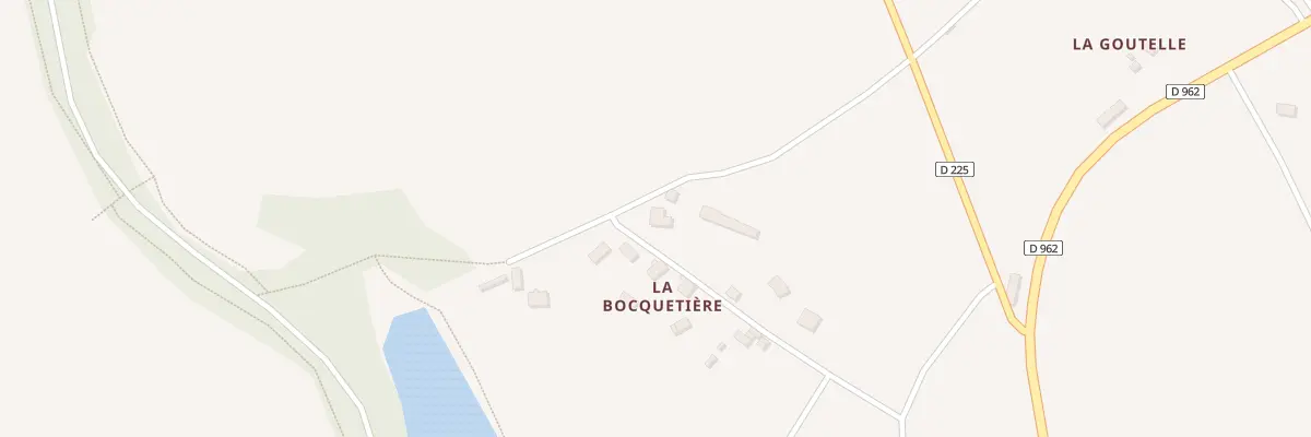 Plan du 14 La Bocquetiere au Châtellier