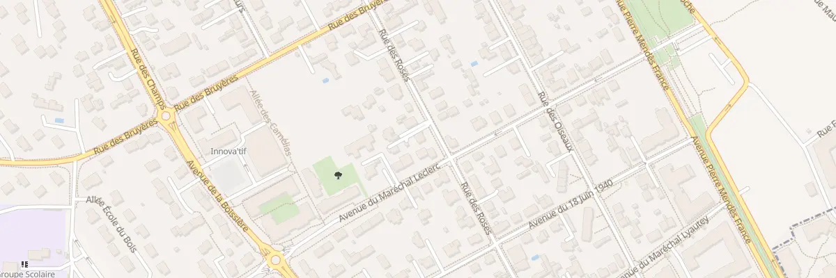 Plan du 29 Rue des Roses à Avrillé