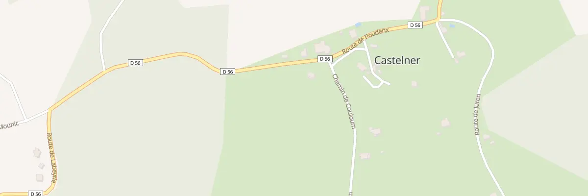 Plan du 25 Rte de Labeyrie à Castelner