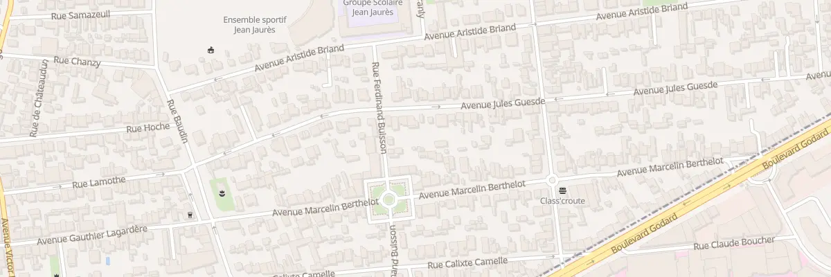 Plan du 55 Av Jules Guesde au Bouscat