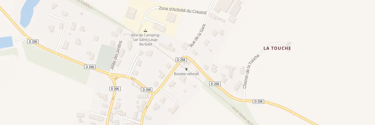 Plan du 18 Rue de la Gare à Saint-Loup-du-Gast