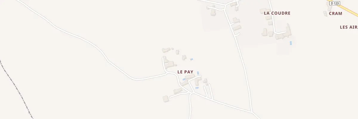 Plan du 8 Le Pay à Mozé-sur-Louet