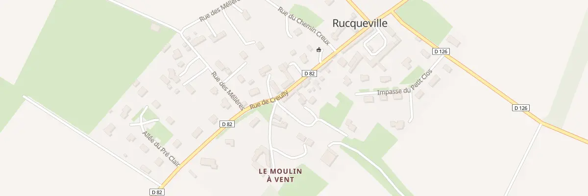 Plan du 2B All de la Descente à Moulins-en-Bessin