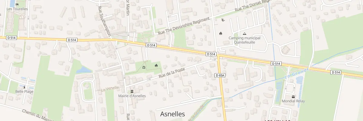 Plan du 16 Rue de la Poste à Asnelles