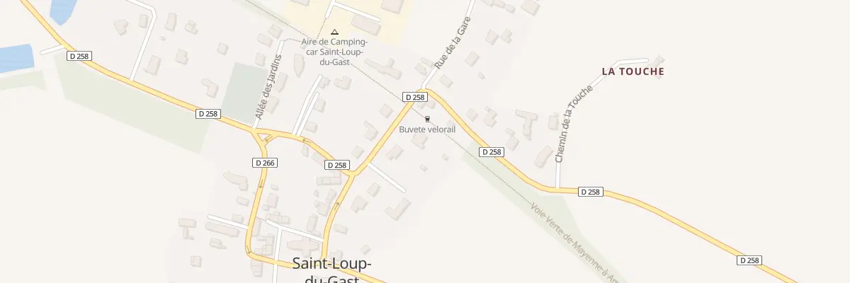 Plan du 14 Rue de la Gare à Saint-Loup-du-Gast