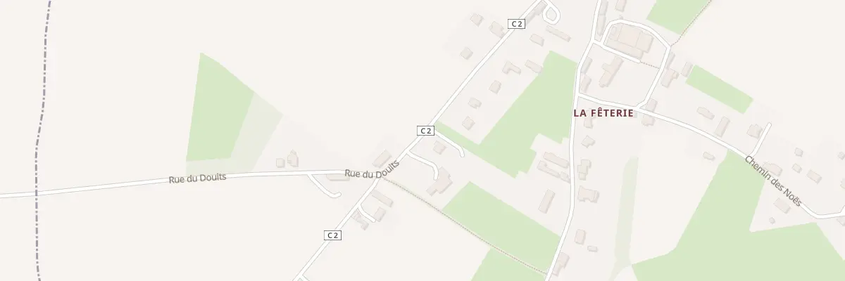 Plan de La Feterie à Malherbe-sur-Ajon