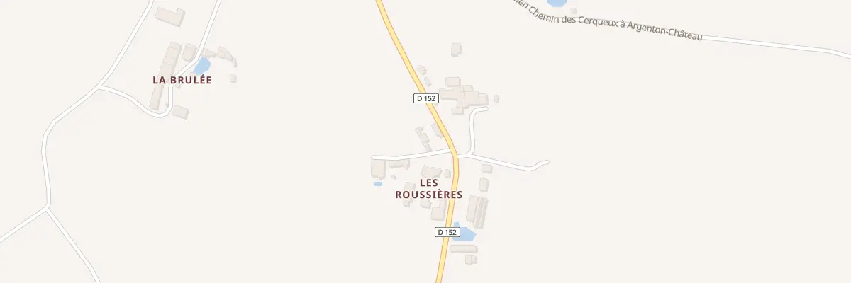 Plan du 87 Rte des Roussières à Nueil-les-Aubiers