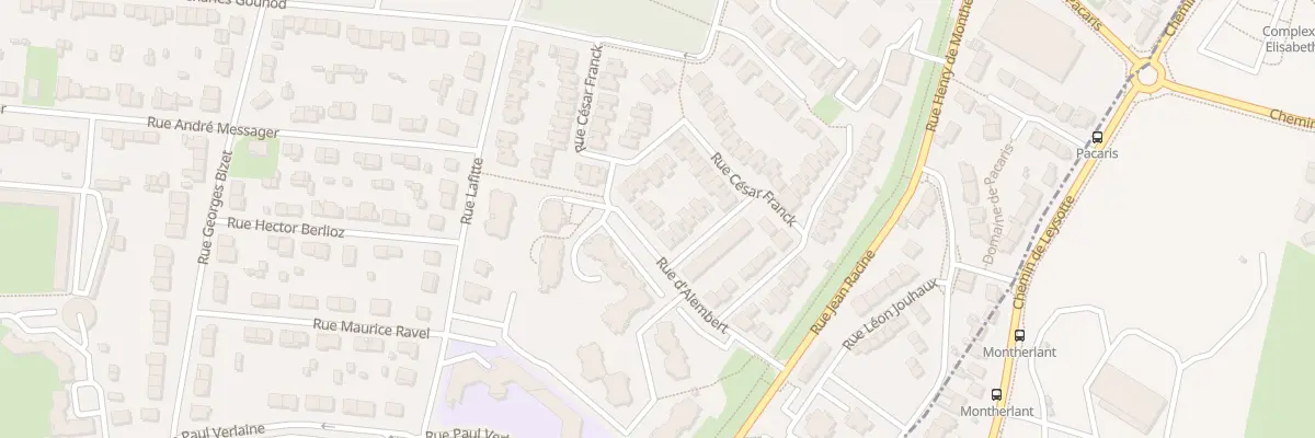 Plan du 7 Rue d’Alembert à Talence