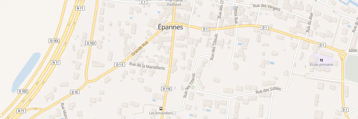 Plan du 95 Rte de St Jean d’Angely à Épannes