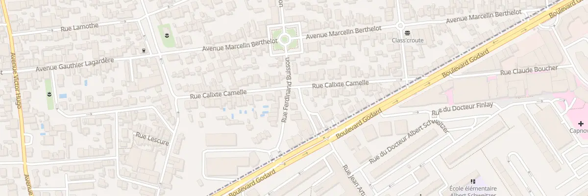 Plan du 43 Rue Calixte Camelle au Bouscat