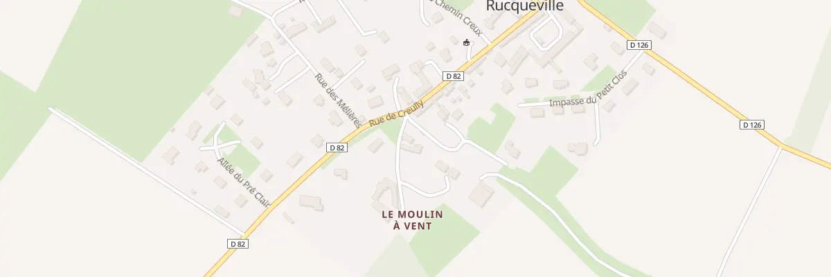 Plan du 2 All du Moulin à Vent à Moulins-en-Bessin